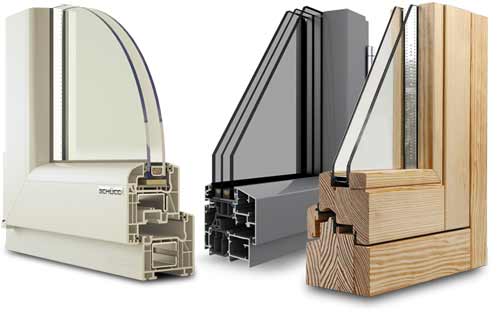 pvc legno e alluminio